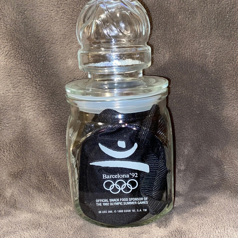 Barcelona '92 Snickers Olympic Glass Jar